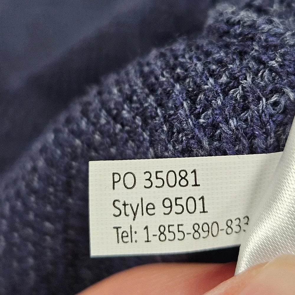 Southern Tide Sweatshirt Mens XL Blue Bailer Jade 1/4 Zip Waffle Knit Outdoor - Picture 9 of 11